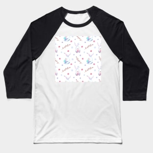 Cute Bunny | Easter Eggs | Happy Easter Baseball T-Shirt